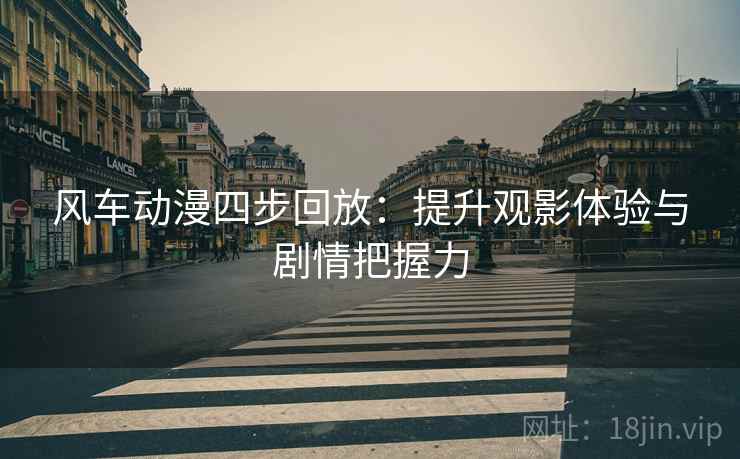 风车动漫四步回放：提升观影体验与剧情把握力