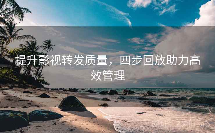 提升影视转发质量，四步回放助力高效管理